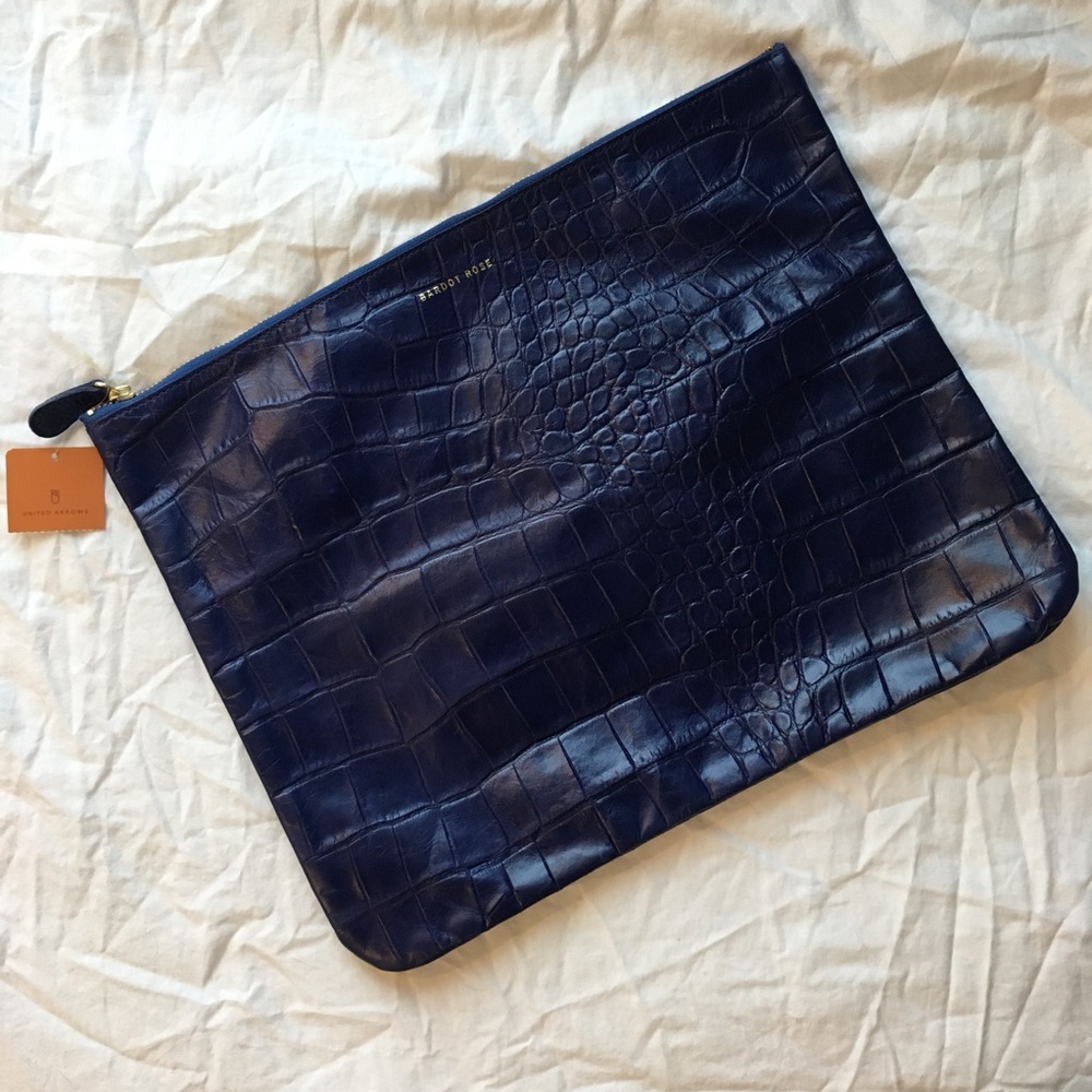 Leather clutch